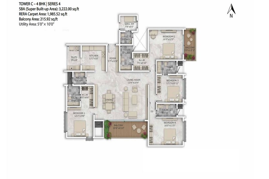 Typecal Floor Plan